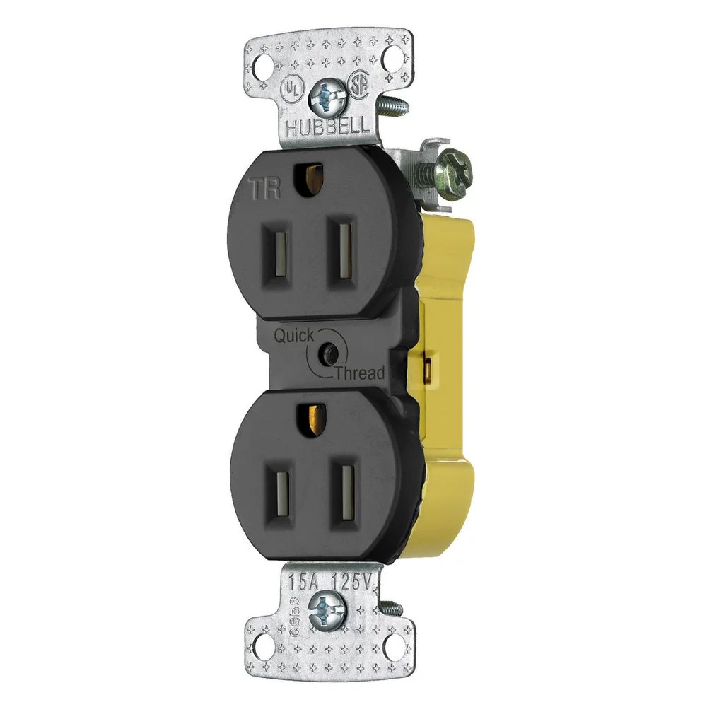 [Hubbell Wiring] RR15EQBKTR