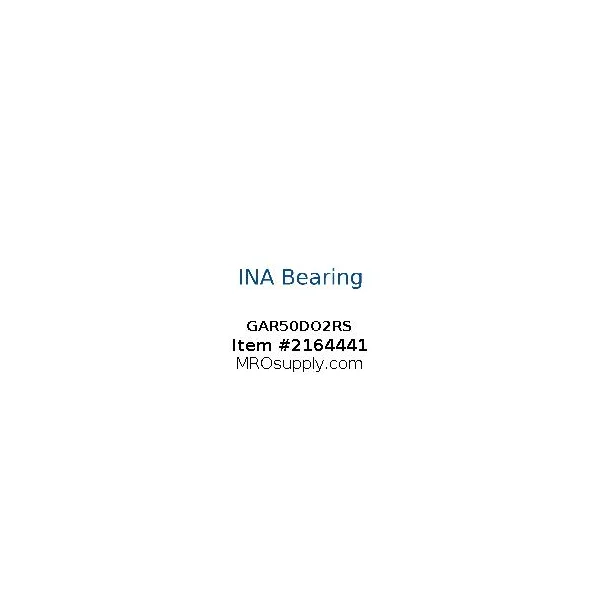 [INA Bearing] GAR50DO2RS