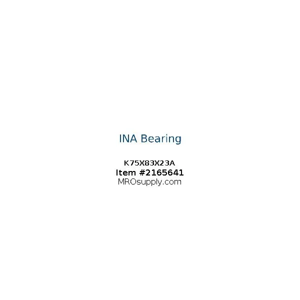 [INA Bearing] K75X83X23A