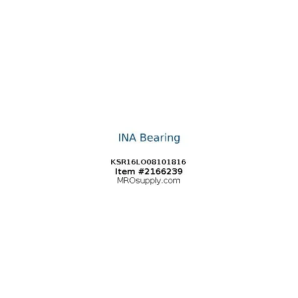 [INA Bearing] KSR16LO08101816