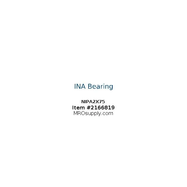[INA Bearing] NIPA2X75