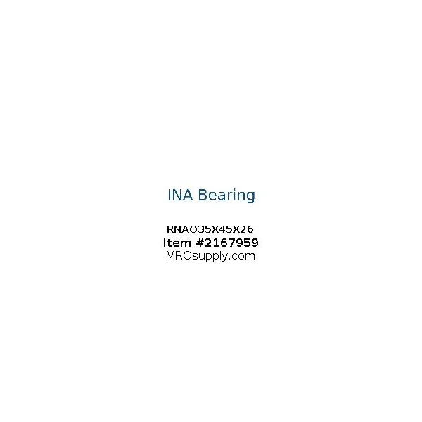 [INA Bearing] RNAO35X45X26