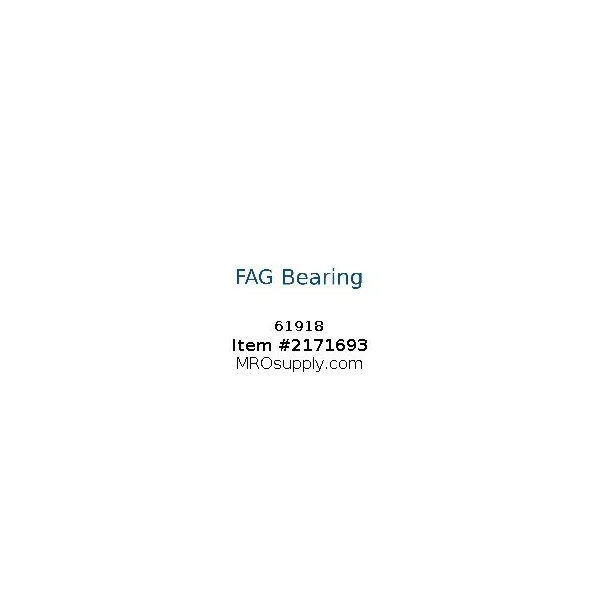 [FAG Bearing] 61918