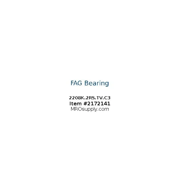 [FAG Bearing] 2208K.2RS.TV.C3