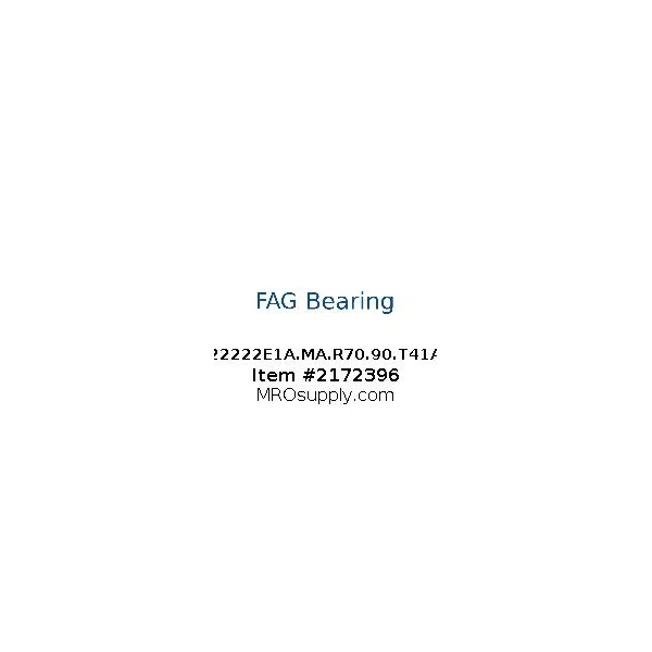 [FAG Bearing] 22222E1A.MA.R70.90.T41A