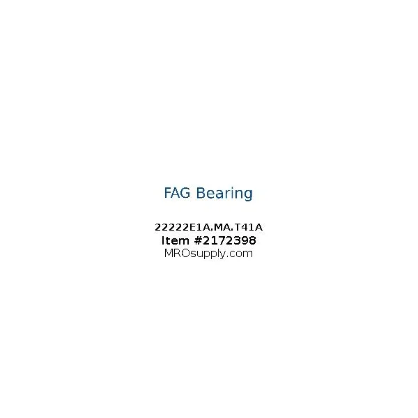 [FAG Bearing] 22222E1A.MA.T41A