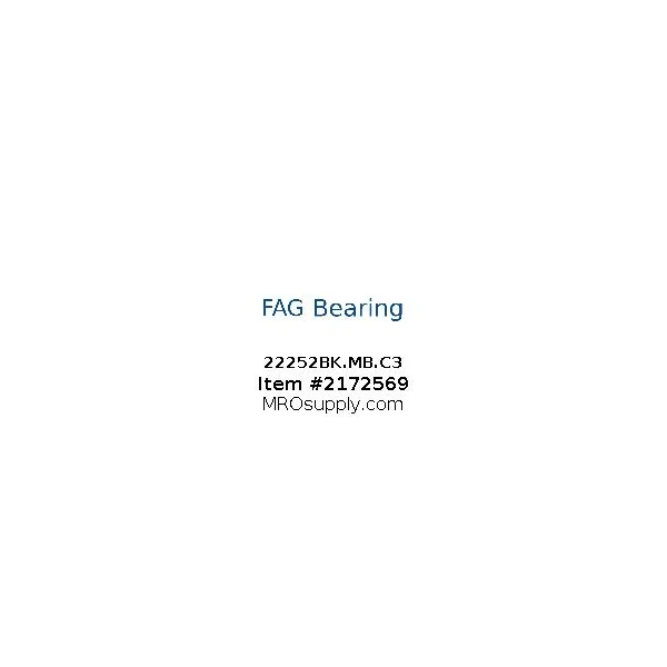 [FAG Bearing] 22252BK.MB.C3