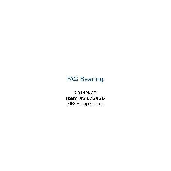 [FAG Bearing] 2314M.C3