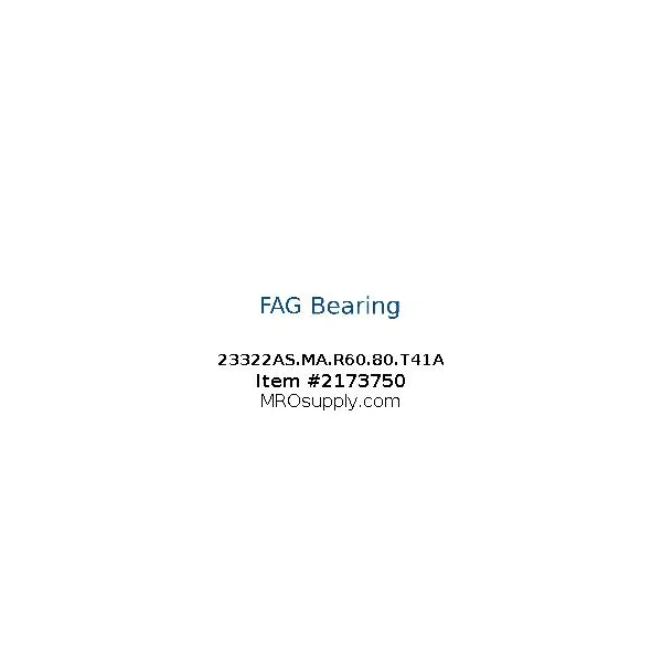 [FAG Bearing] 23322AS.MA.R60.80.T41A