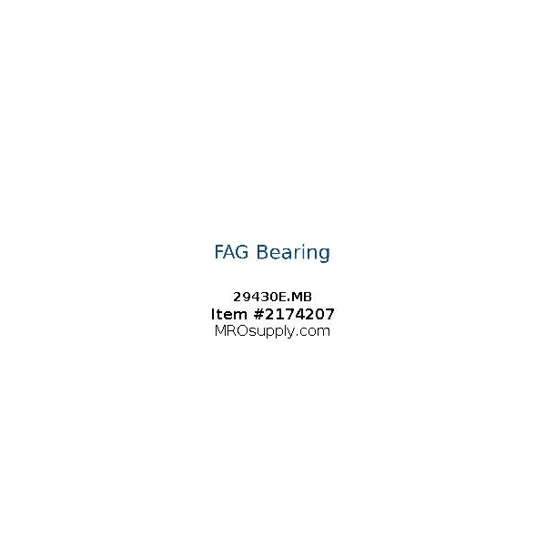 [FAG Bearing] 29430E.MB