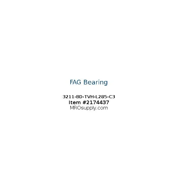 [FAG Bearing] 3211-BD-TVH-L285-C3