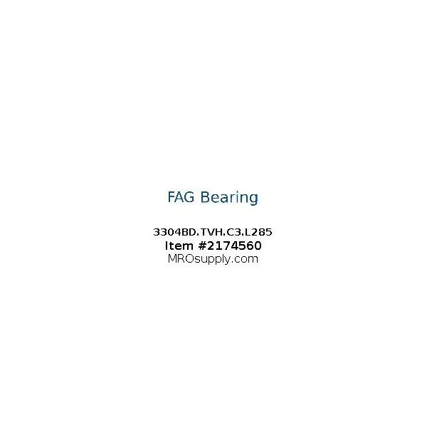 [FAG Bearing] 3304BD.TVH.C3.L285