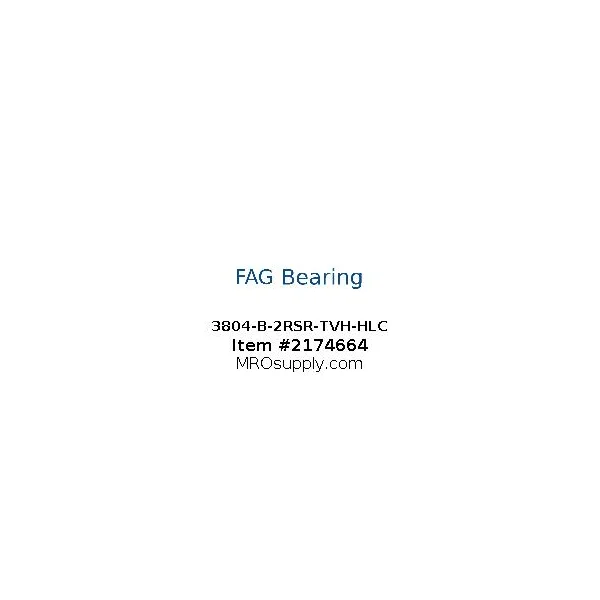 [FAG Bearing] 3804-B-2RSR-TVH-HLC