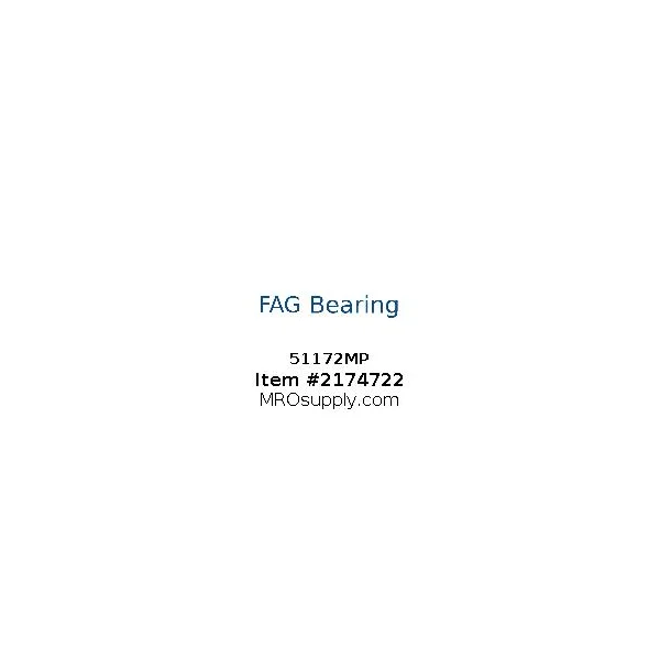 [FAG Bearing] 51172MP
