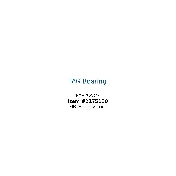 [FAG Bearing] 608.2Z.C3