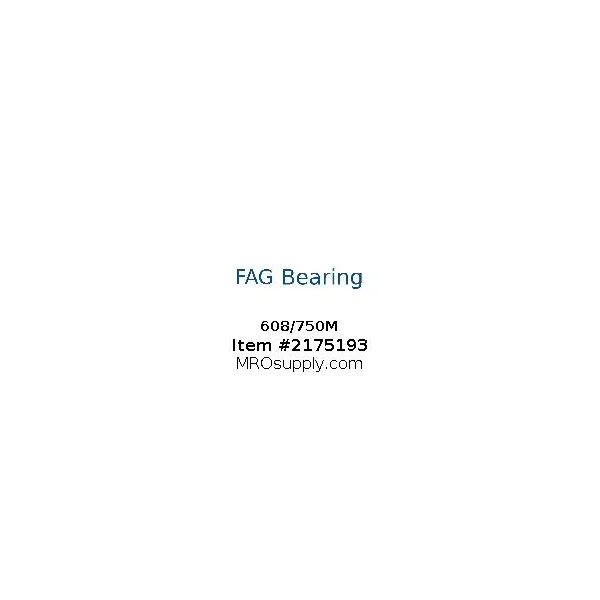 [FAG Bearing] 608/750M