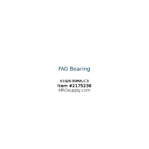 [FAG Bearing] 618/630MA.C3