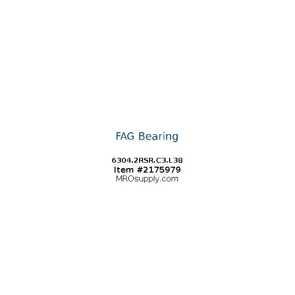 [FAG Bearing] 6304.2RSR.C3.L38