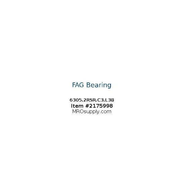 [FAG Bearing] 6305.2RSR.C3.L38