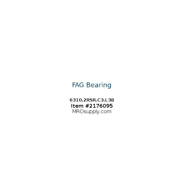 [FAG Bearing] 6310.2RSR.C3.L38