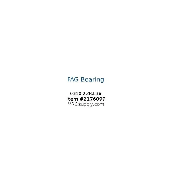 [FAG Bearing] 6310.2ZR.L38