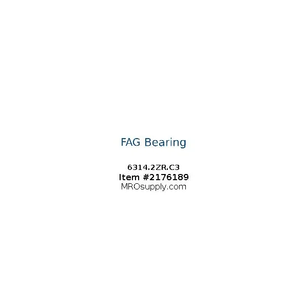 [FAG Bearing] 6314.2ZR.C3