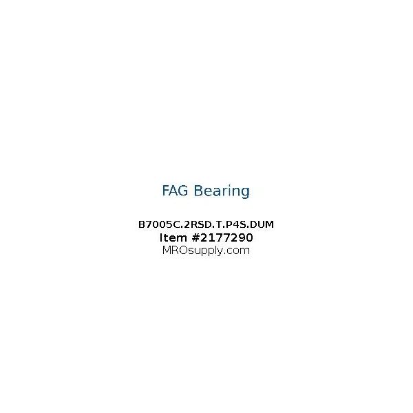 [FAG Bearing] B7005C.2RSD.T.P4S.DUM