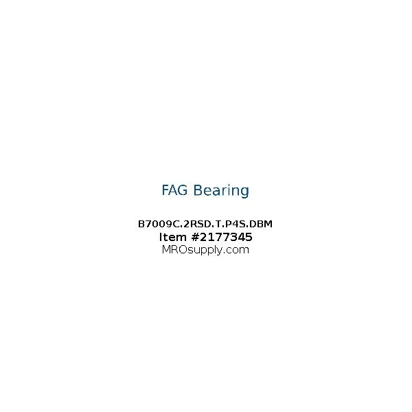 [FAG Bearing] B7009C.2RSD.T.P4S.DBM