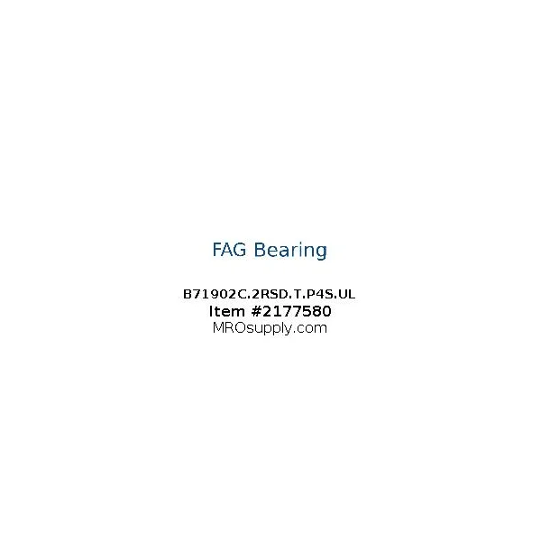 [FAG Bearing] B71902C.2RSD.T.P4S.UL