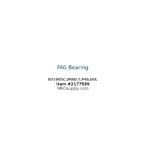 [FAG Bearing] B71905C.2RSD.T.P4S.DUL