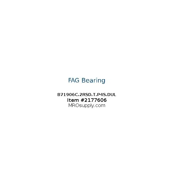 [FAG Bearing] B71906C.2RSD.T.P4S.DUL