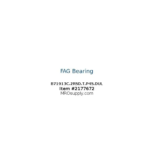 [FAG Bearing] B71913C.2RSD.T.P4S.DUL