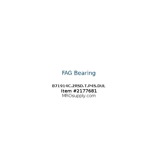 [FAG Bearing] B71914C.2RSD.T.P4S.DUL