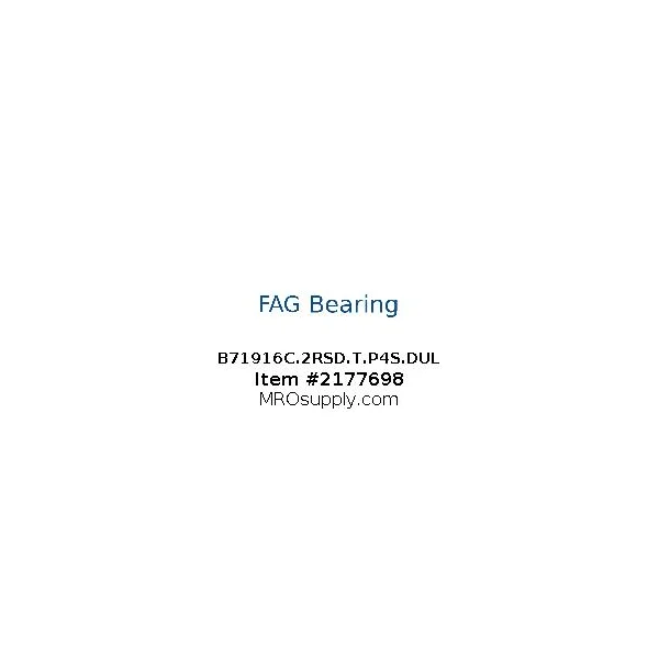 [FAG Bearing] B71916C.2RSD.T.P4S.DUL