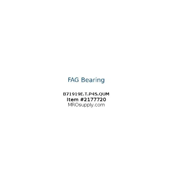 [FAG Bearing] B71919E.T.P4S.QUM