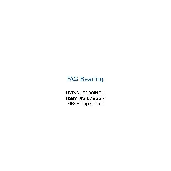 [FAG Bearing] HYD.NUT190INCH