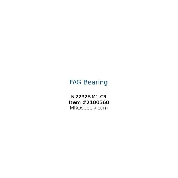 [FAG Bearing] NJ2232E.M1.C3