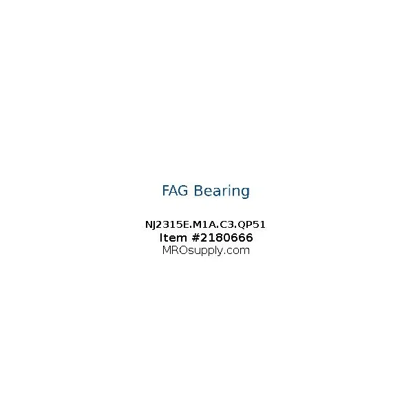 [FAG Bearing] NJ2315E.M1A.C3.QP51