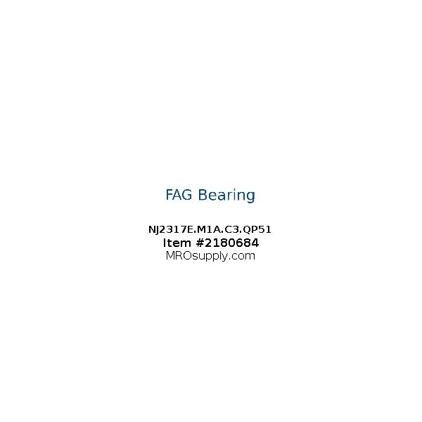 [FAG Bearing] NJ2317E.M1A.C3.QP51