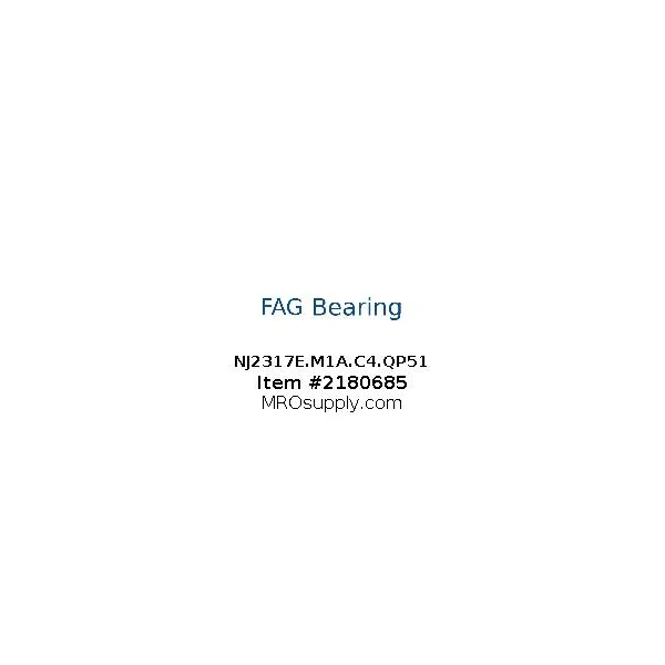 [FAG Bearing] NJ2317E.M1A.C4.QP51