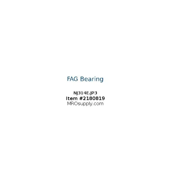 [FAG Bearing] NJ314E.JP3