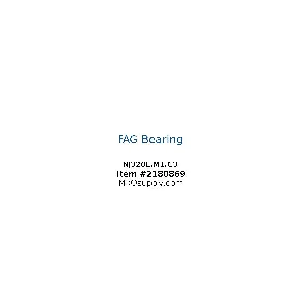 [FAG Bearing] NJ320E.M1.C3