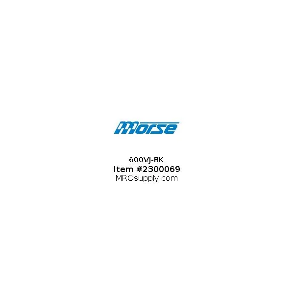 [Morse] 600VJ-BK