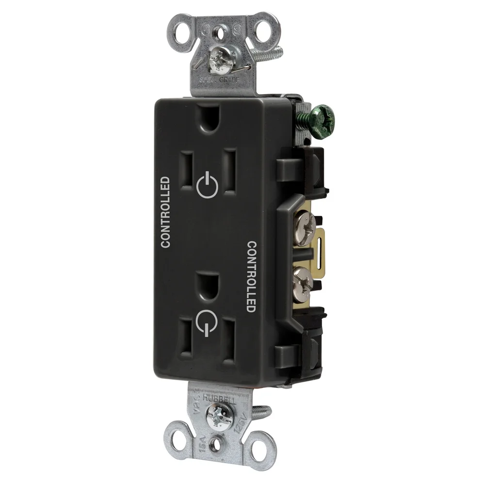 [Hubbell Wiring] DR15C2BLK