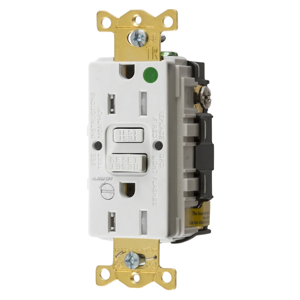 [Hubbell Wiring] GFTRST82WB