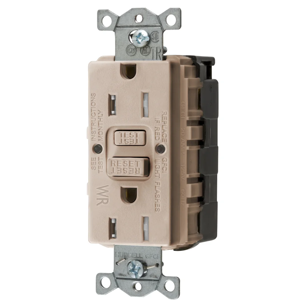 [Hubbell Wiring] GFTWRST15SNAPAL