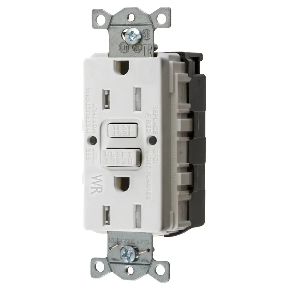 [Hubbell Wiring] GFTWRST15SNAPW