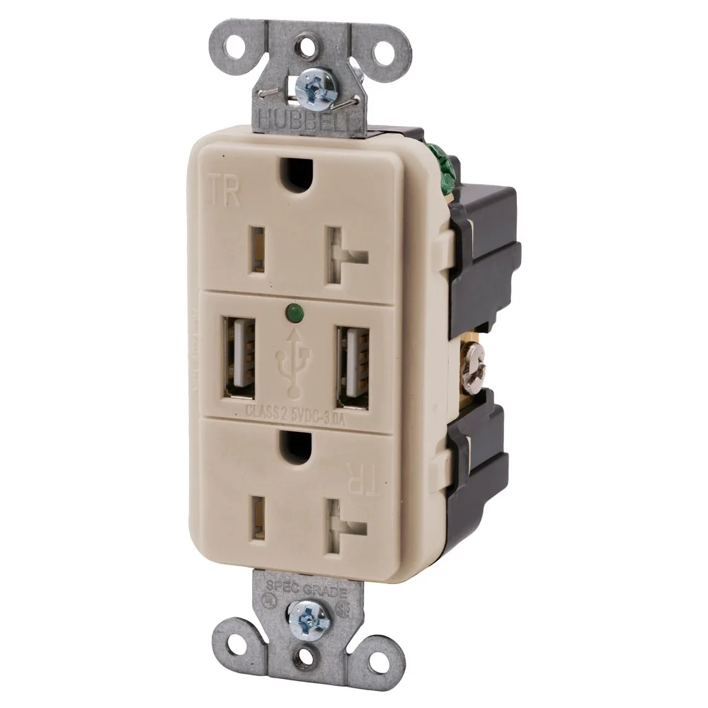 [Hubbell Wiring] USB20X2LA