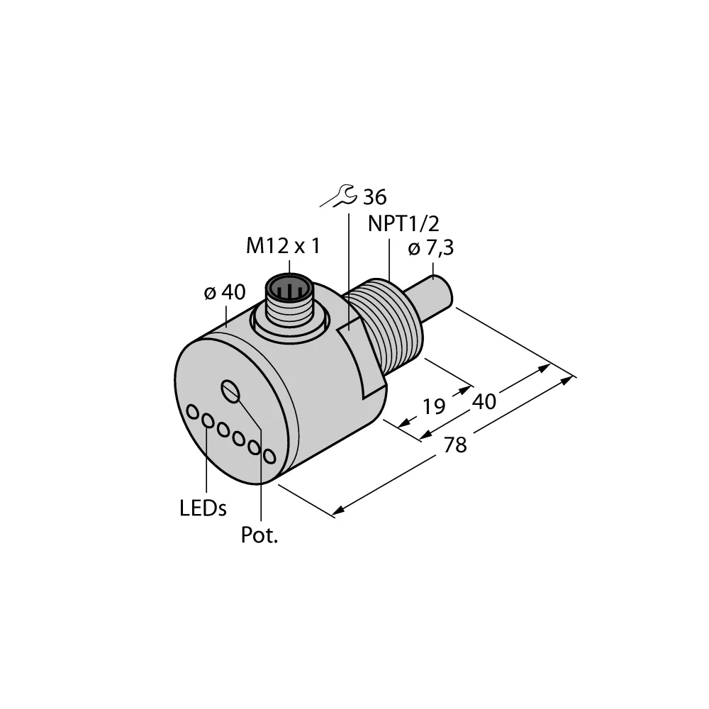 [Turck] FCS-N1/2A4-AP8X-H1141