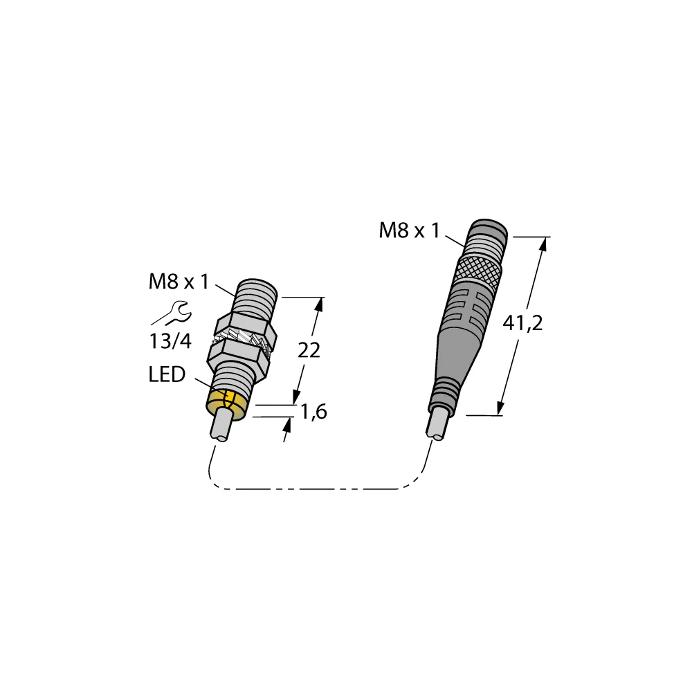 [Turck] BI 2-EG08K-AP6X-0.2M-PSG 3M